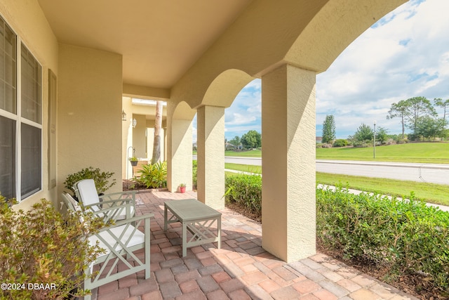 view of patio