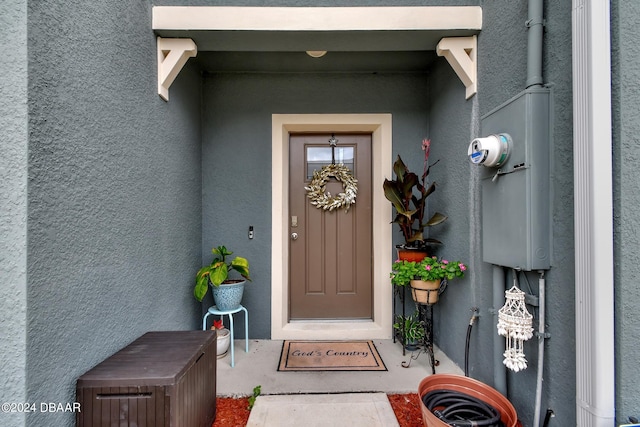 view of entrance to property