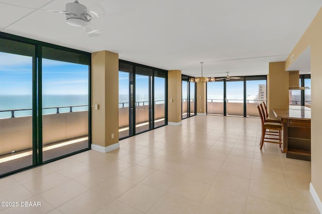 2200 N Atlantic Ave Unit 1602, Daytona Beach, FL 32118 - interior space with a water view