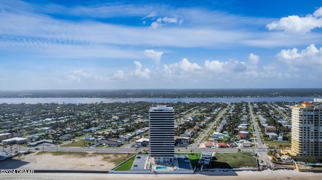 2200 N Atlantic Ave Unit 1602, Daytona Beach, FL 32118 - birds eye view of property featuring a water view and a view of city