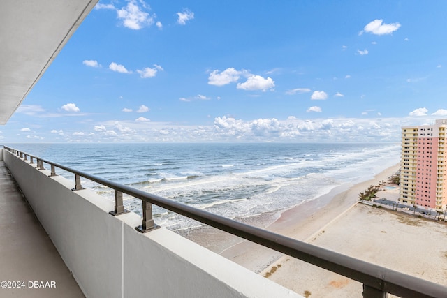 2200 N Atlantic Ave Unit 1602, Daytona Beach, FL 32118 - view of water feature featuring a beach view