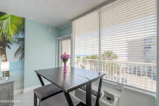 view of dining room