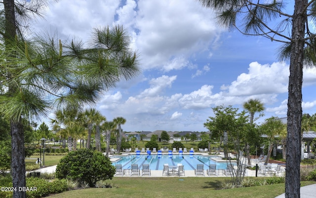 view of swimming pool