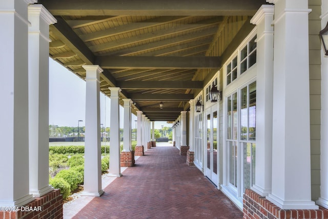 view of patio / terrace with a porch