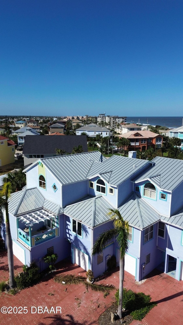 3000 Ocean Shore Blvd Unit 15, Ormond Beach, FL 32176 - drone / aerial view featuring a water view