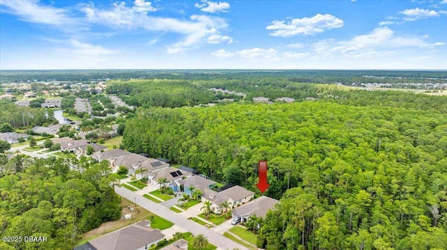 612 Aldenham Ln, Ormond Beach, FL 32174 - aerial perspective of suburban area with a forest