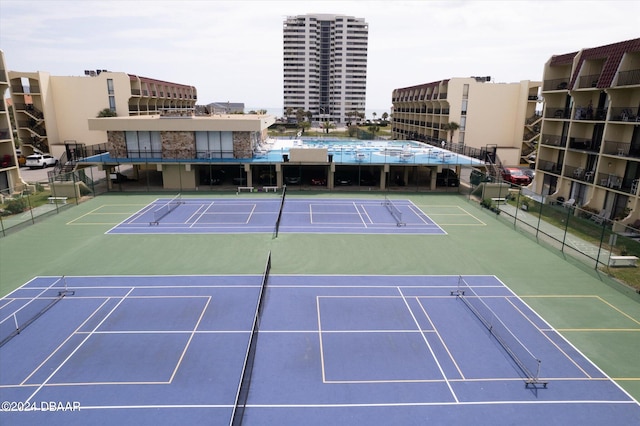 view of sport court