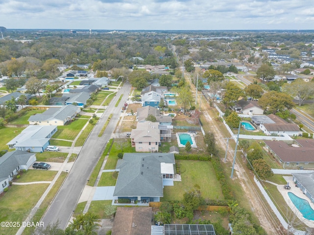 birds eye view of property featuring a residential view