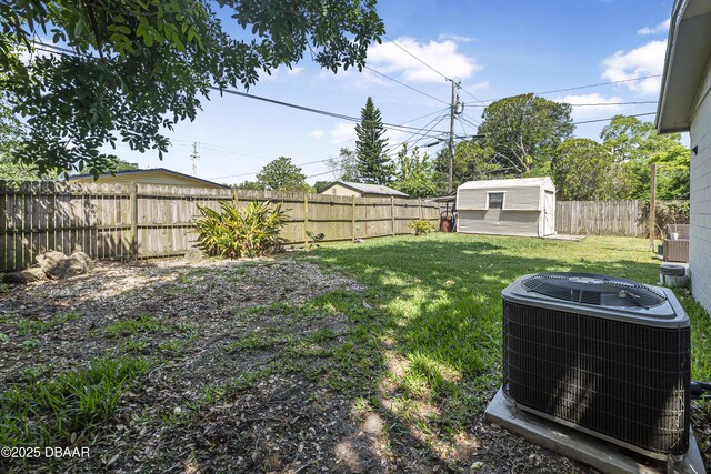 1836 Biscayne Ave, South Daytona, FL 32119 - view of yard with central AC unit