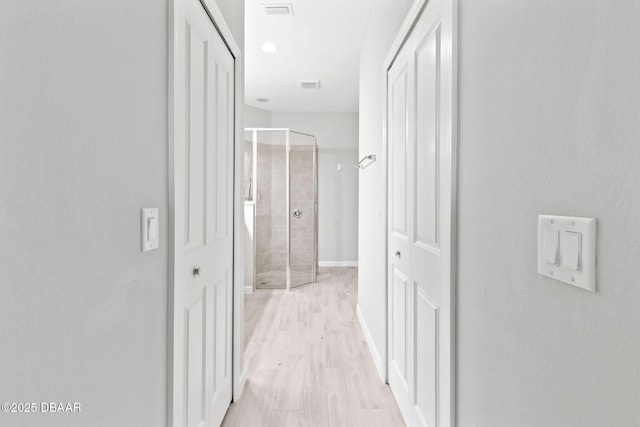 586 Lost Shaker Way, Daytona Beach, FL 32124 - hall with light wood finished floors and baseboards