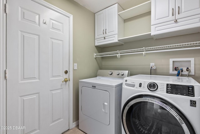 7 Sea Park Ter, Ormond Beach, FL 32176 - laundry area with cabinet space and washer and clothes dryer