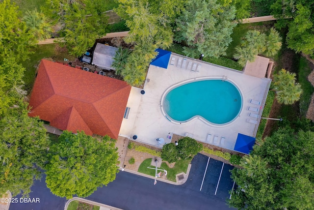 66 Rivers Edge Ln Unit 66, Palm Coast, FL 32137 - drone / aerial view of a pool
