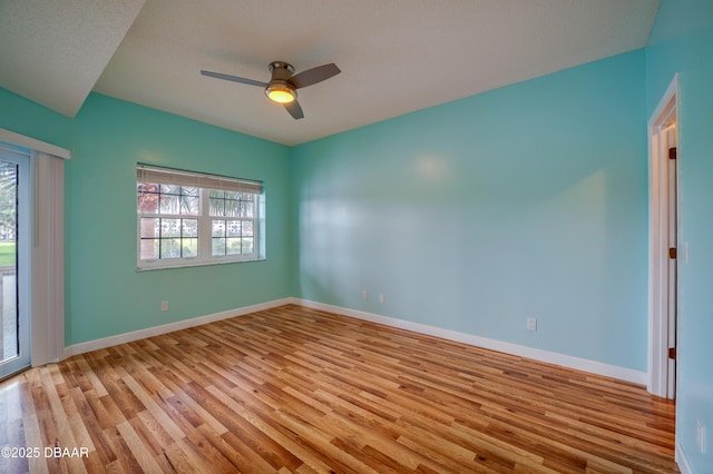 66 Rivers Edge Ln Unit 66, Palm Coast, FL 32137 - empty room with light wood-type flooring and ceiling fan