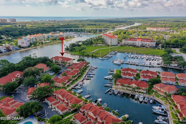 66 Rivers Edge Ln Unit 66, Palm Coast, FL 32137 - aerial view of a nearby body of water and a marina