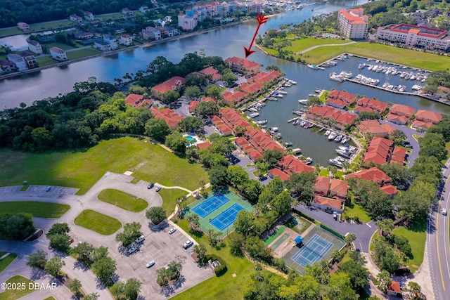 66 Rivers Edge Ln Unit 66, Palm Coast, FL 32137 - drone / aerial view of a large body of water and numerous boat docks