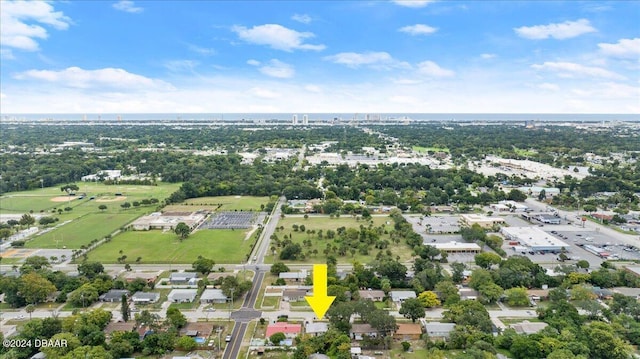 856 Essex Rd, Daytona Beach, FL 32117 - aerial overview of property's location featuring a nearby body of water and a tree filled landscape