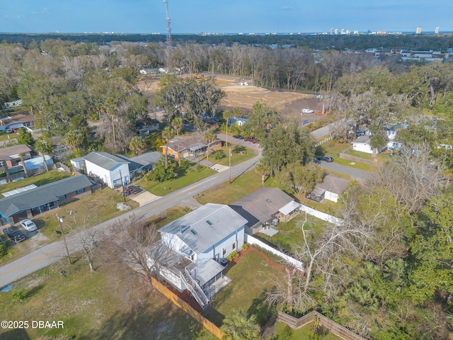 drone / aerial view featuring a residential view