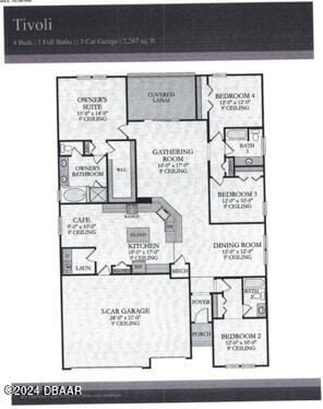 4155 Clifden Dr, Ormond Beach, FL 32174 - plan