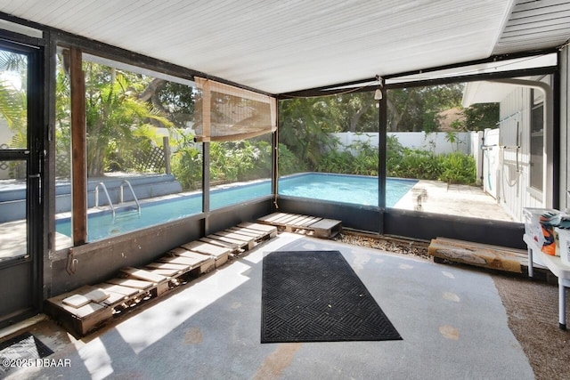 5967 Plantera Ct, Port Orange, FL 32127 - unfurnished sunroom featuring healthy amount of natural light