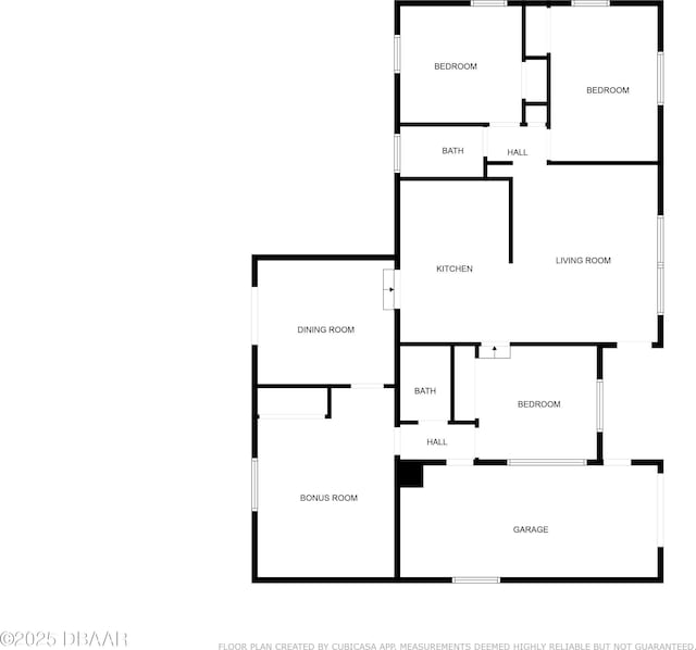 607 Marlene Dr, Holly Hill, FL 32117 - view of property floor plan