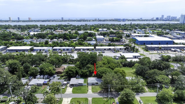 607 Marlene Dr, Holly Hill, FL 32117 - drone / aerial view of city skyline and a tree filled landscape
