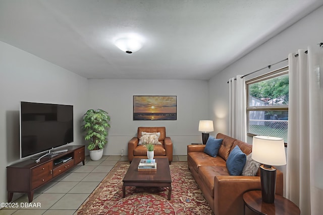607 Marlene Dr, Holly Hill, FL 32117 - living area with light tile patterned floors