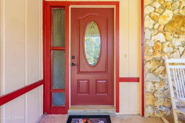 894 Quarters Ct, Port Orange, FL 32129 - entrance to property with stone siding