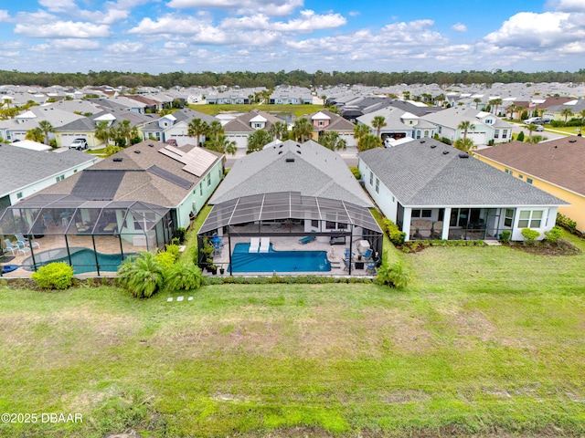 281 Compass Rose Dr, Daytona Beach, FL 32124 - aerial view of residential area featuring a pool area