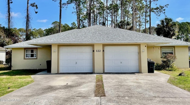 122 Ullian Trl Unit A & B, Palm Coast, FL 32164 - view of front of house featuring a garage