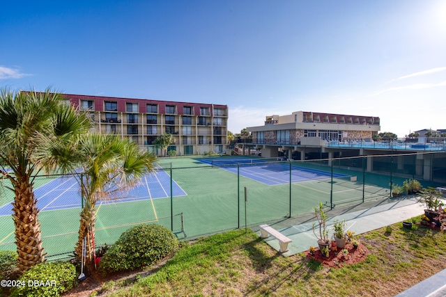 view of sport court