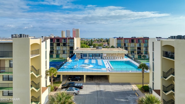 view of pool