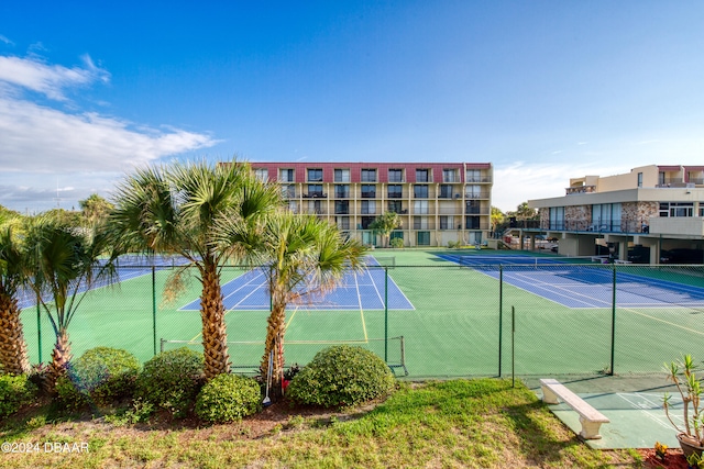 view of sport court