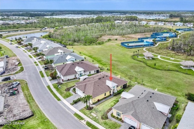 251 Island Breeze Ave, Daytona Beach, FL 32124 - aerial view with a residential view and a water view