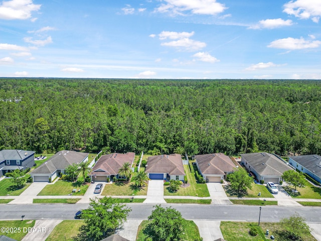 43 Pergola Pl, Ormond Beach, FL 32174 - birds eye view of property with a residential view and a forest view