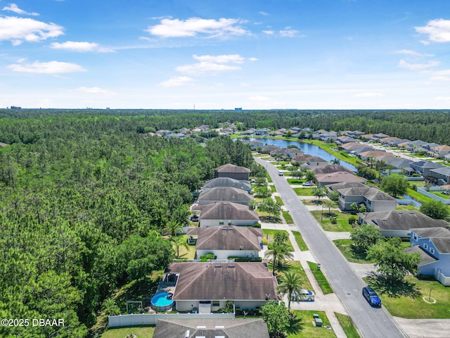 43 Pergola Pl, Ormond Beach, FL 32174 - drone / aerial view with a residential view, a forest view, and a water view
