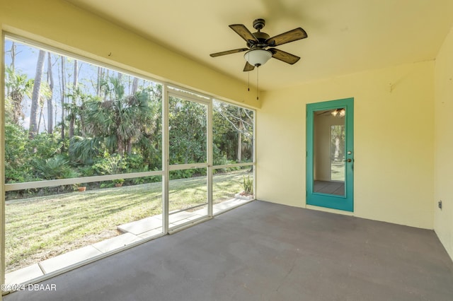 2853 Turnbull Estates Dr, New Smyrna Beach, FL 32168 - view of unfurnished sunroom