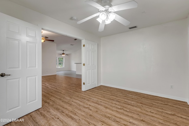 2853 Turnbull Estates Dr, New Smyrna Beach, FL 32168 - empty room featuring light hardwood / wood-style floors