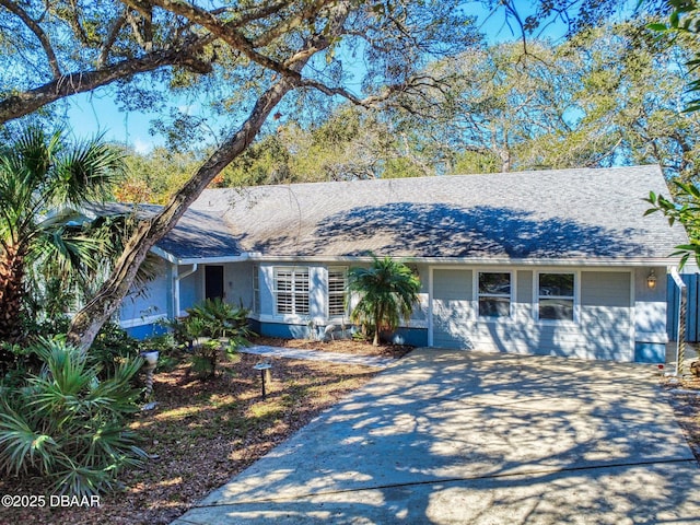 view of ranch-style home