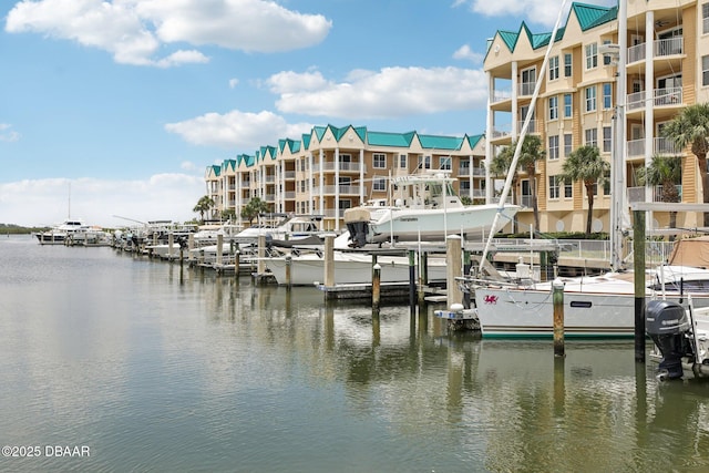 4650 Links Village Dr Unit B103, Ponce Inlet, FL 32127 - dock area featuring a water view