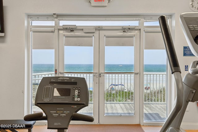 4650 Links Village Dr Unit B103, Ponce Inlet, FL 32127 - entryway featuring view of water and beach