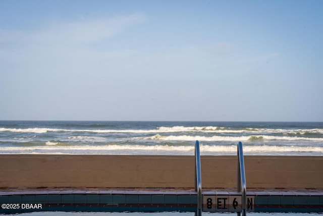 3807 S Atlantic Ave Unit 2020, Daytona Beach, FL 32118 - water view featuring local beach