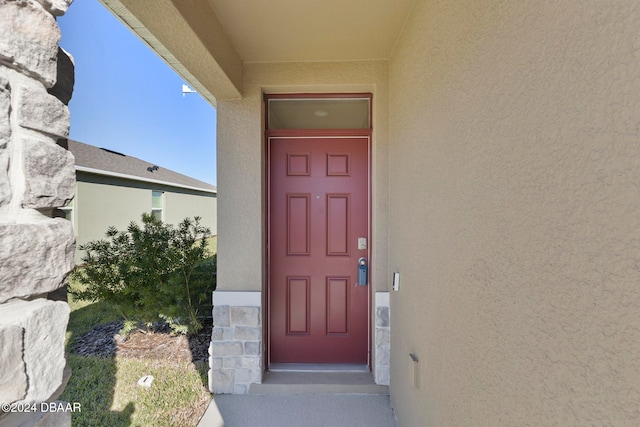 view of property entrance