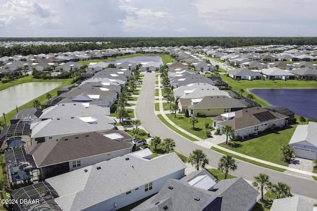786 Jollymon Way, Daytona Beach, FL 32124 - aerial view of residential area with a large body of water