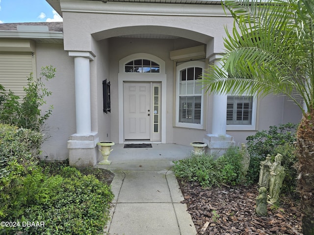 view of entrance to property