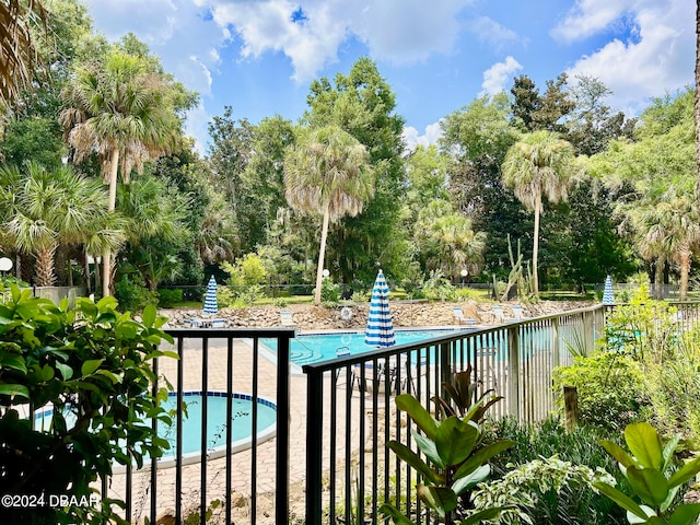 view of pool