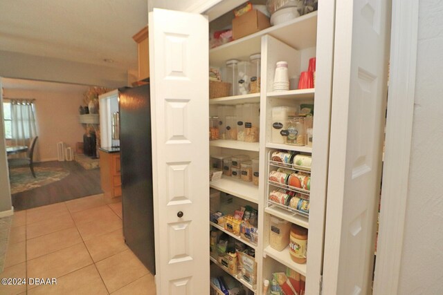 view of pantry