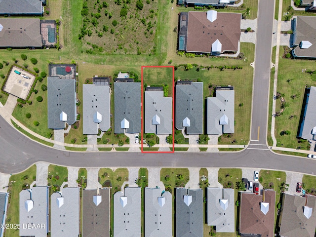 464 Tropics Ave, Daytona Beach, FL 32124 - aerial perspective of suburban area featuring property parcel outlined