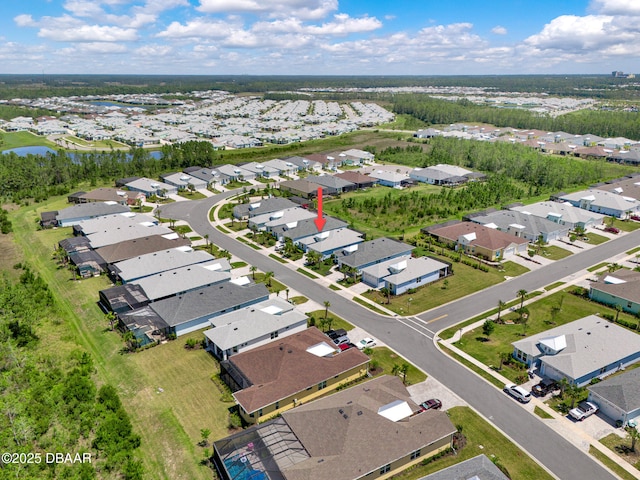 464 Tropics Ave, Daytona Beach, FL 32124 - aerial perspective of suburban area with a nearby body of water