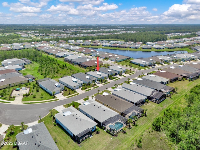 464 Tropics Ave, Daytona Beach, FL 32124 - aerial perspective of suburban area featuring a large body of water