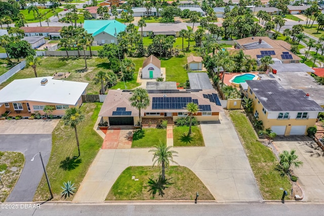 1104 Jacaranda Ave, Daytona Beach, FL 32118 - aerial perspective of suburban area with a pool area